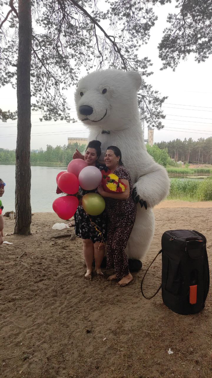 Панда на праздник